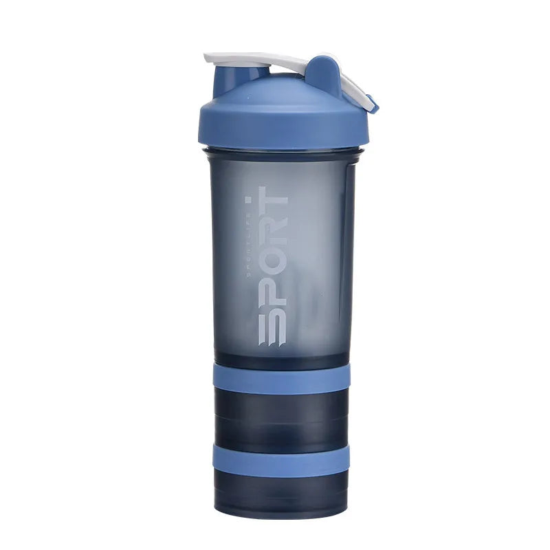 Gourde de sport 500 ml à 3 compartiments — Shaker à protéines, bouteille portable pour extérieur et voyage, anti-fuite, plastique sans BPA
🚚 Livraison rapide en 8 à 12 jours ouvrés depuis la France FelizShop