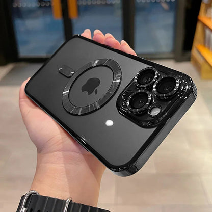 Coque Transparente Magnétique Luxe – iPhone 11 à 16 Pro Max | Compatible MagSafe & Anti-Choc🚚 Livraison rapide en 8 à 12 jours ouvrés depuis la France FelizShop
