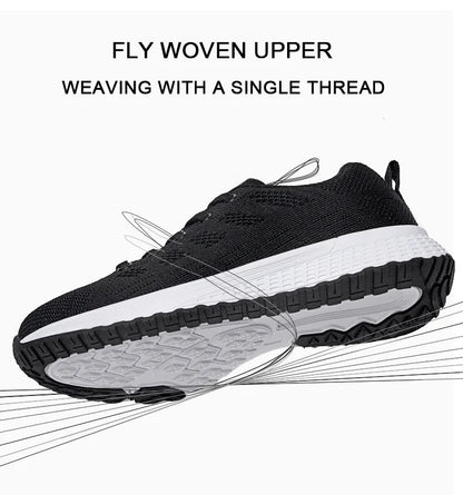 Baskets Femme 2024 – Sneakers à Semelle Épaisse, Chaussures de Sport Mode pour Printemps/Hiver, Idéales pour Courir ou au Quotidien 🚚 Livraison rapide en 8 à 12 jours ouvrés FelizShop