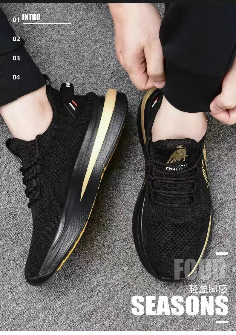 Baskets Homme Été 2025 – Sneakers Noires à Bout Rond | Chaussures Respirantes Tendance Printemps/Été
🚚 Livraison rapide en 8 à 12 jours ouvrés depuis la France FelizShop