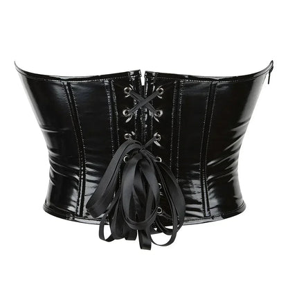 Corset Femme en Cuir PVC Brillant – Bustier Crop Y-Gothic Push-Up
Tailles : S à L
Matière : cuir PVC brillant, effet vinyle
Style : bustier crop top, fermeture éclair latérale, effet push-up
Look : Y-Gothic, mode altern FelizShop
