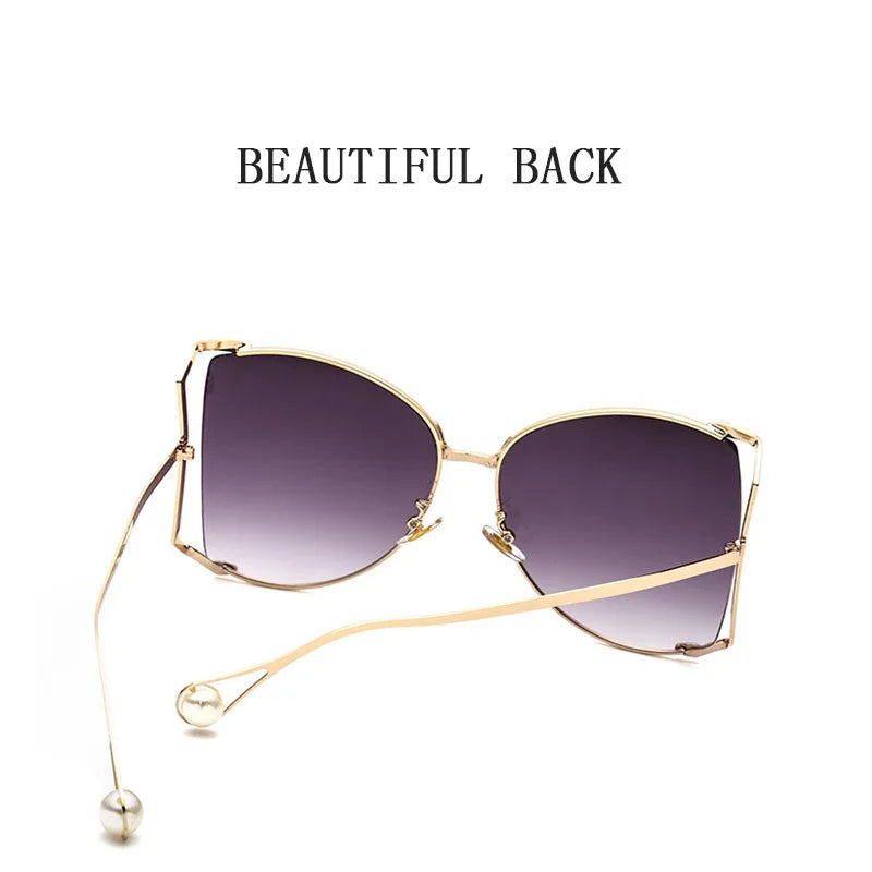 sunglasses Women 2024 Vacation Luxury Oversized Fashion Glasses Sunscreen Luxe Femme Lentes De Sol Mujer Lunette Soleil Femme 🚚 Livraison rapide en 8 à 12 jours ouvrés depuis la France FelizShop