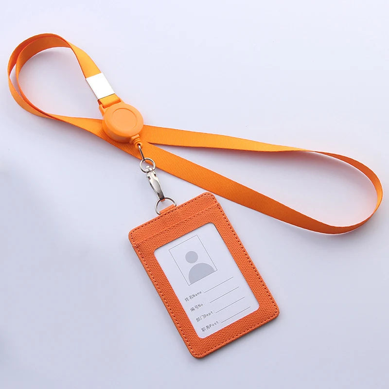 Multifunctional Retractable Lanyard Card Holder PU Badges Set For ID Name Card Business Name Tag Student ID Card Neck Rope
🚚Livraison gratuite rapide et sécurisé FR FelizShop