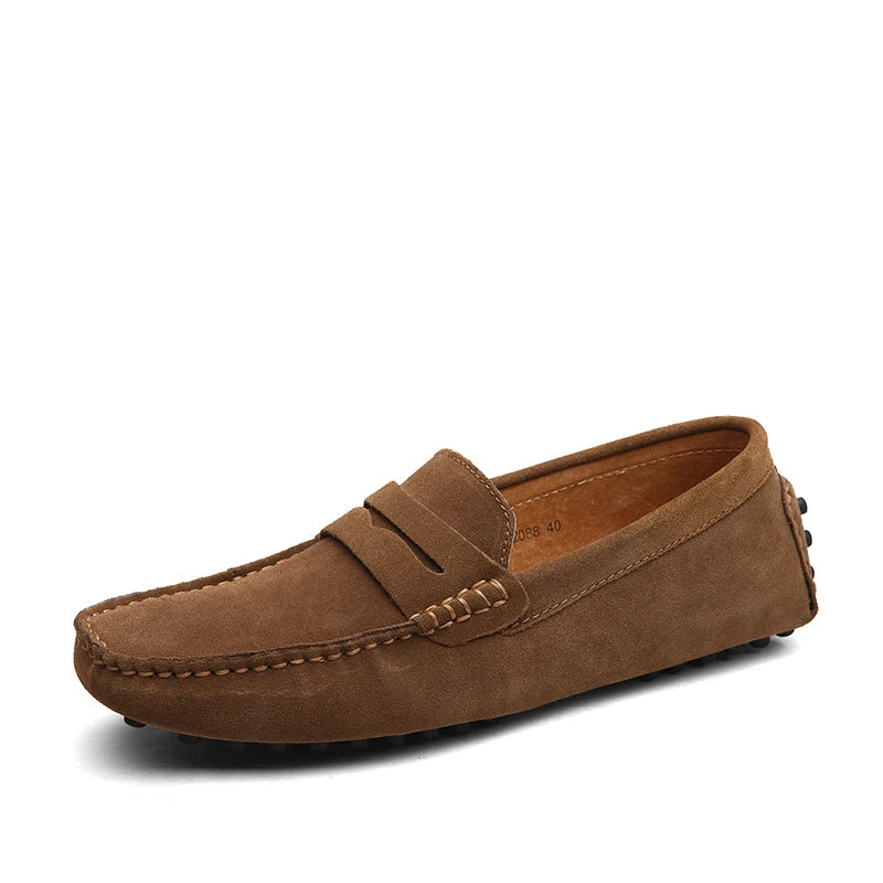 Chaussures homme 38–50 – Chaussures décontractées en cuir véritable – Mocassins tendance pour homme – Slip-on, chaussures plates pour conduite🚚 Livraison rapide en 8 à 12 jours ouvrés depuis la France FelizShop