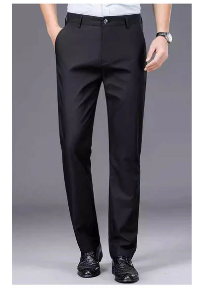 Pantalon Homme Stretch Noir – Style Smart Casual | Bureau & Quotidien
Tailles : 30 à 38 (EU)
Matière : tissu stretch confortable, séchage rapide
Coupe : droite, ajustée sans être trop serrée
Saison : printemps et aut FelizShop