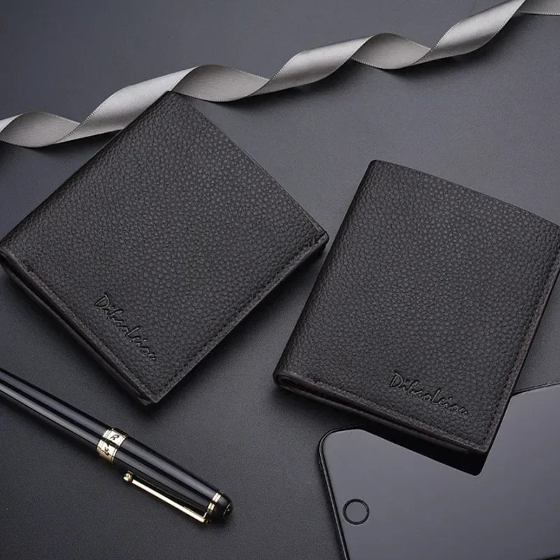 Portefeuille Homme  – Fin, Compact & Élégant | Avec Poche à Monnaie🚚 Livraison rapide en 8 à 12 jours ouvrés depuis la France FelizShop