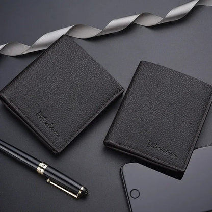 Portefeuille Homme  – Fin, Compact & Élégant | Avec Poche à Monnaie🚚 Livraison rapide en 8 à 12 jours ouvrés depuis la France FelizShop