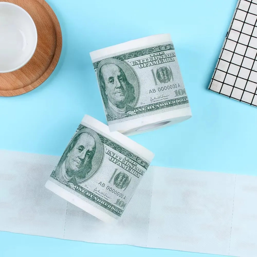 Papier Toilette Billet 100 Dollars – Gag Amusant et Cadeau Insolite FelizShop