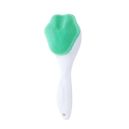 Soft Silicone Facial Cleansing Brush 2 in 1 Silicone Face Mask Brush & Face Scrubber For Exfoliating Massaging Remove Blackhead 🚚 Livraison rapide en 8 à 12 jours ouvrés depuis la France FelizShop