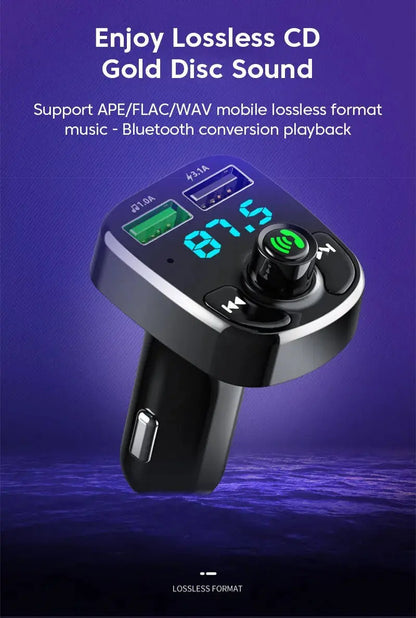 Transmetteur FM Bluetooth 5.0 avec Chargeur Voiture – LED, MP3, Appels Mains Libres & Double USB (QC3.0 + Type-C 🚚 Livraison rapide en 8 à 12 jours ouvrés depuis la France ou nos entrepôts européens 🇫🇷
✨ Suiv FelizShop