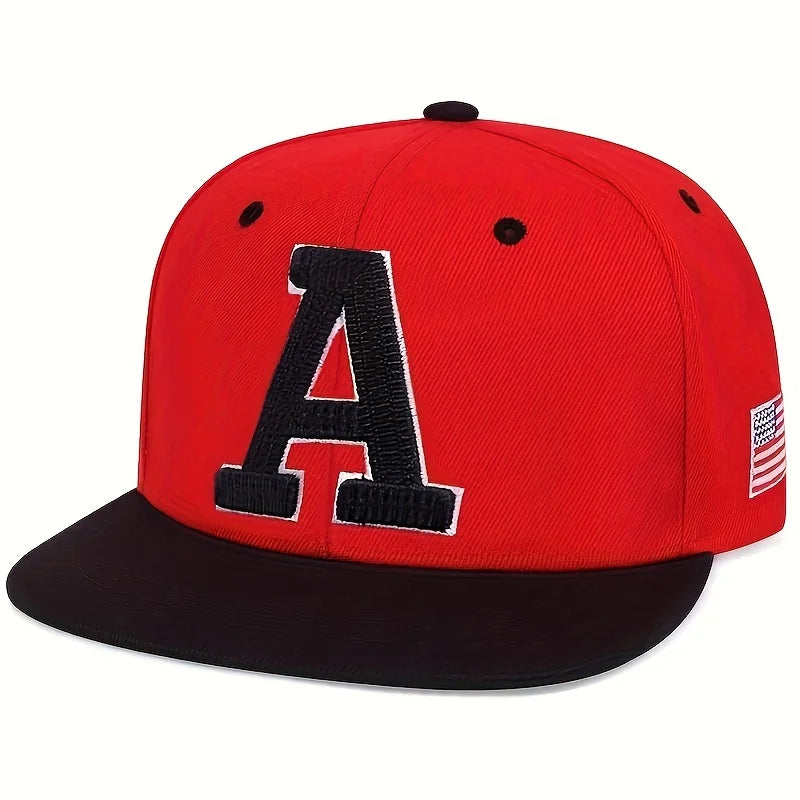 Fashion Men Hip Hop Cap A Letter Embroidery Baseball Caps cotton Snapback Hat Adult adjustment Outdoor Casual Sun Hats Bone 🚚 Livraison rapide FelizShop