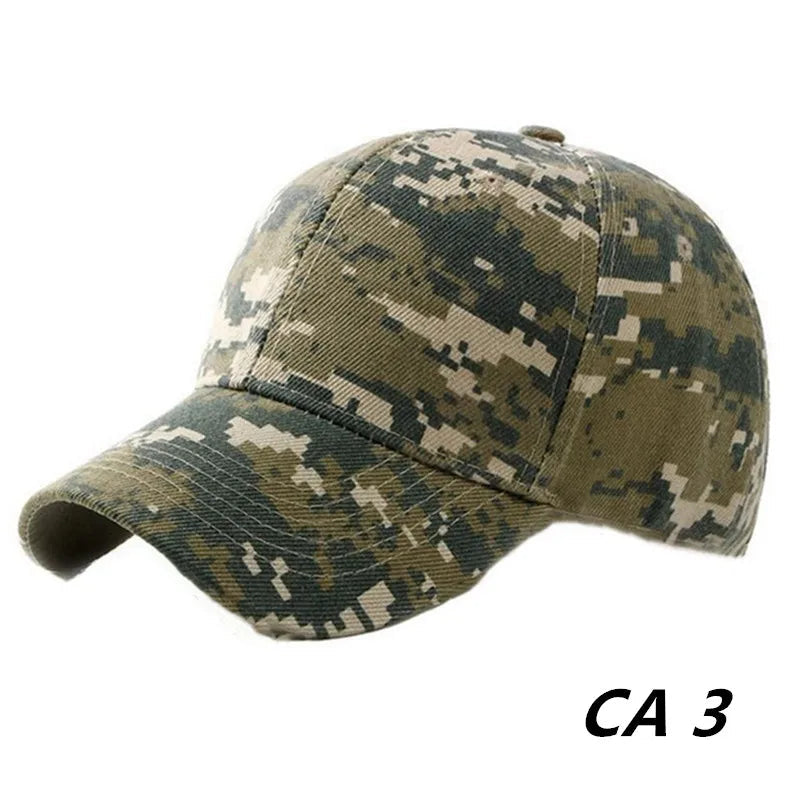 Men Women Summer Cotton Camouflage Printed Baseball Caps Sunhat Outdoor Unisex  Sports Adjustable Snapback Anti-UV Hat Visors 🚚 Livraison rapide FelizShop