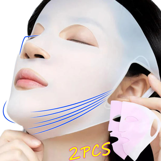 Masque Couvre-Visage en Silicone 3D – Réutilisable avec Attache Oreilles – Pour Booster l’Hydratation & les Soins🚚 Livraison rapide en 8 à 12 jours ouvrés depuis la France FelizShop