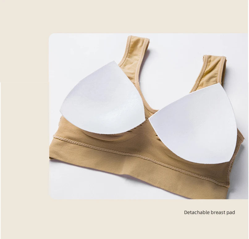 Brassière de sport respirante pour femmes — Soutien-gorge fitness avec coussinets amovibles — Sans coutures, push-up, idéale pour course et gym🚚 Livraison rapide en 8 à 12 jours ouvrés depuis la France FelizShop