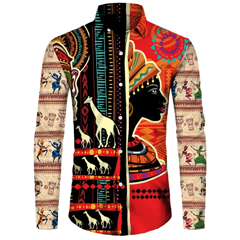 Chemise Dashiki Africaine Homme – Imprimé Ethnique, Manches Longues & Style Streetwear
🚚Livraison rapide gratuite et sécurisée FelizShop