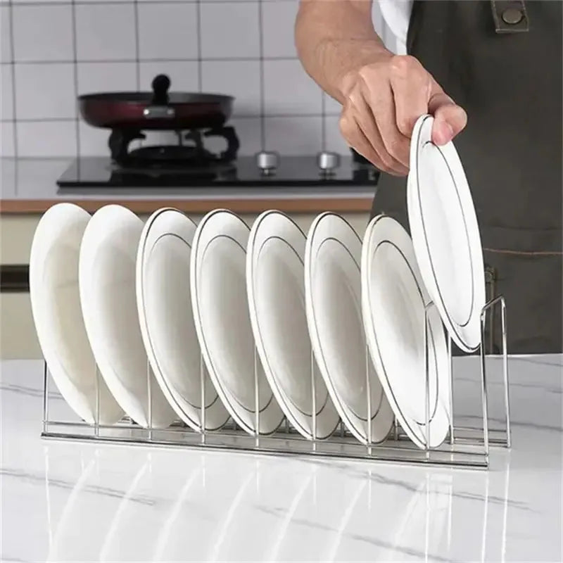 Égouttoir Assiettes Inox – Support de Vaisselle Multifonction | Organisateur Cuisine pour Couvercles, Bols & Ustensiles
Livraison gratuite et rapide partout en France FelizShop