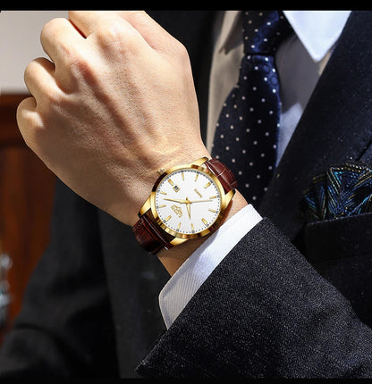 Montre Homme LIGE – Bracelet Cuir Marron – Chronographe Sport & Élégance🚚 Livraison rapide en 8 à 12 jours ouvrés depuis la France FelizShop