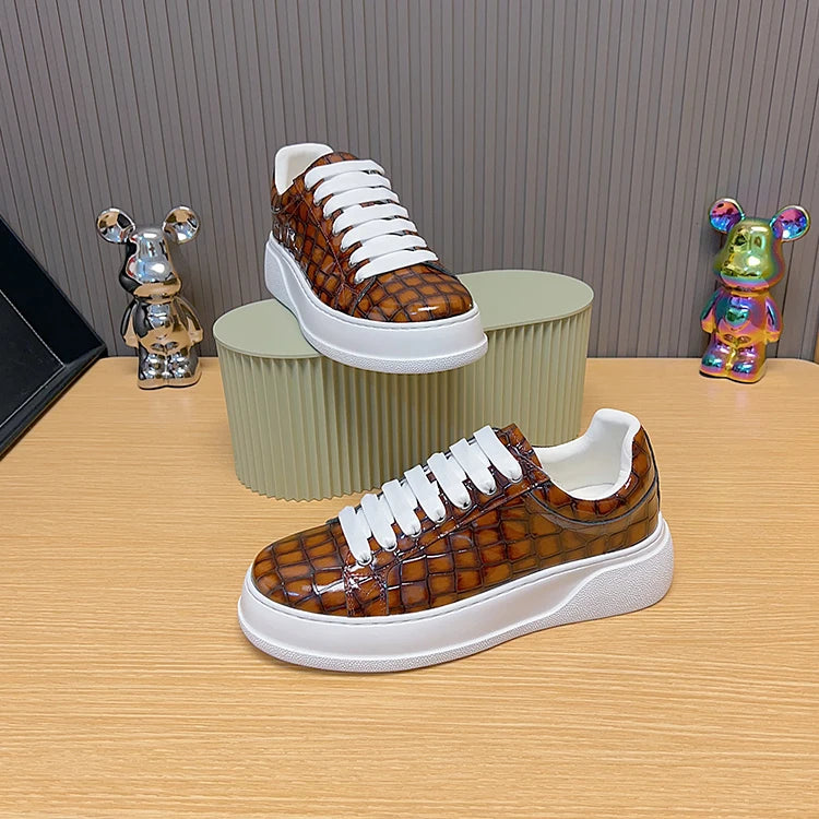Baskets à plateforme à bout rond — Chaussures plates casual à lacets
🚚 Livraison rapide en 8 à 12 jours ouvrés depuis la France FelizShop