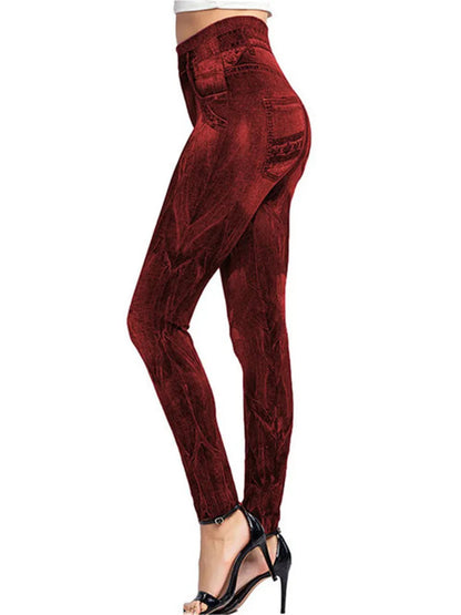YRRETY – Leggings de sport femme effet jean, sans couture, extensibles et imprimés. Taille haute, parfaits pour l’été, le running, la salle de sport ou un look décontracté push-up.🚚Livraison gratuite rapide et sé FelizShop