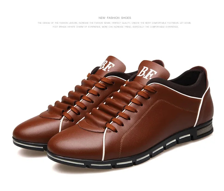 Chaussures casual pour homme — Nouveau style britannique élégant — Chaussures plates confortables et résistantes, pour toutes saisons, banquets ou usage quotidien🚚 Livraison rapide en 8 à 12 jours ouvrés depuis la FelizShop