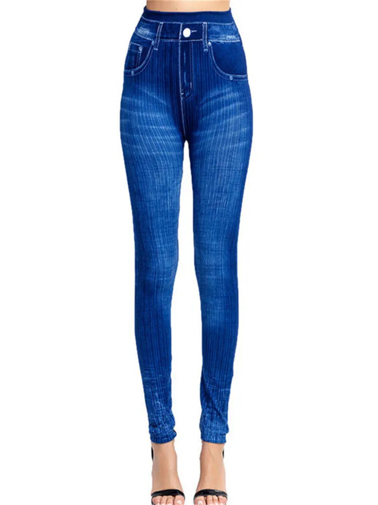 YRRETY – Leggings de sport femme effet jean, sans couture, extensibles et imprimés. Taille haute, parfaits pour l’été, le running, la salle de sport ou un look décontracté push-up.🚚Livraison gratuite rapide et sé FelizShop