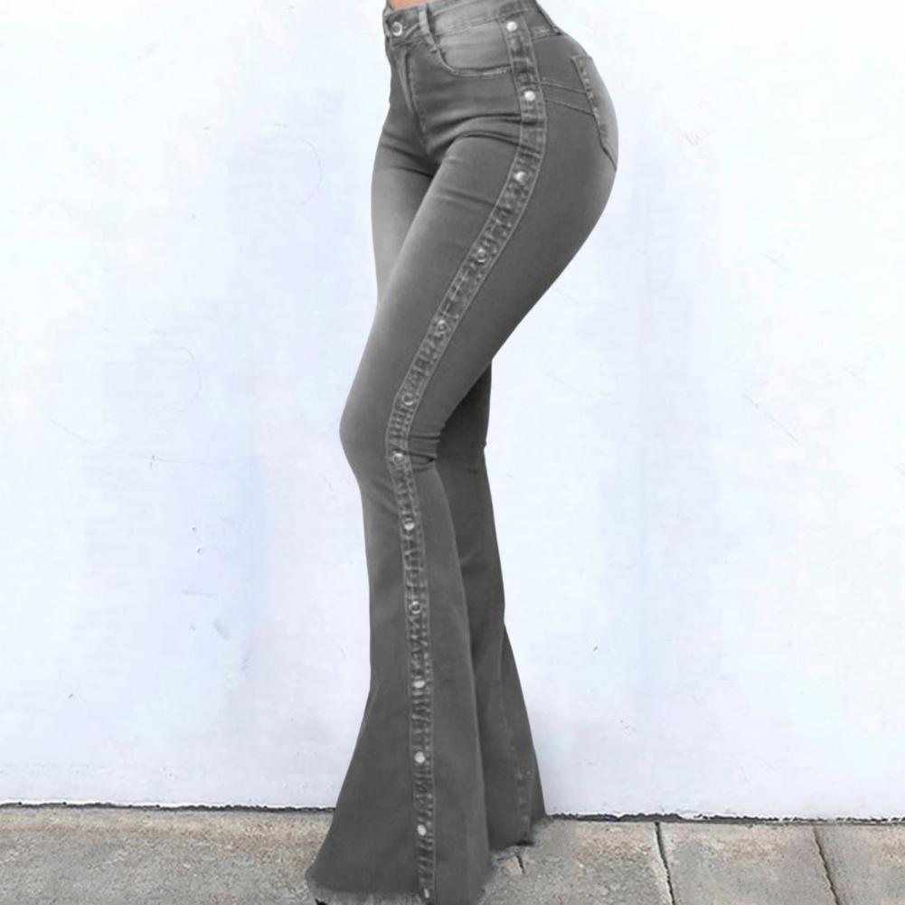 Mid Waisted Stretch Flare Jeans Women Denim Pants Wide Leg Butt-lifted Casual Korean Style Skinny Bell Bottom Pocket Trousers
🚚Livraison gratuite rapide et sécurisé FR FelizShop