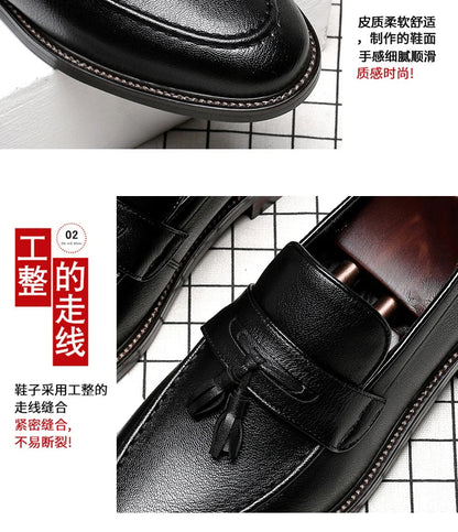 Chaussures pour homme en cuir véritable — Oxford de haute qualité — Sneakers outdoor style italien — Noires — Design élégant pour bureau, jogging ou tenue habillée🚚 Livraison rapide FelizShop