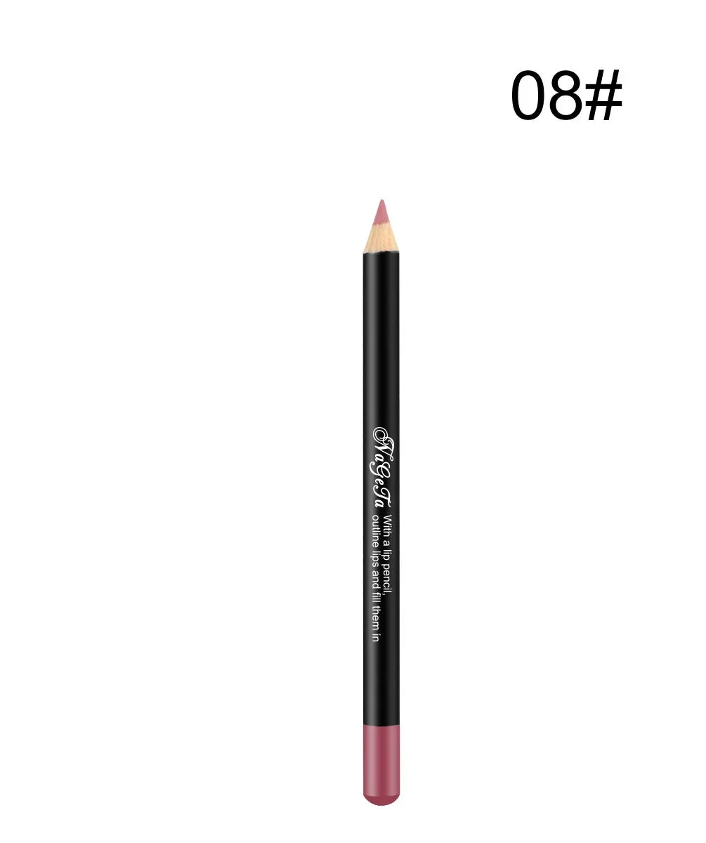 Set 12 Crayons à Lèvres Nude – Lip Liners Waterproof & Hydratants | Teintes Naturelles au Fini Mat🚚 Livraison rapide FelizShop