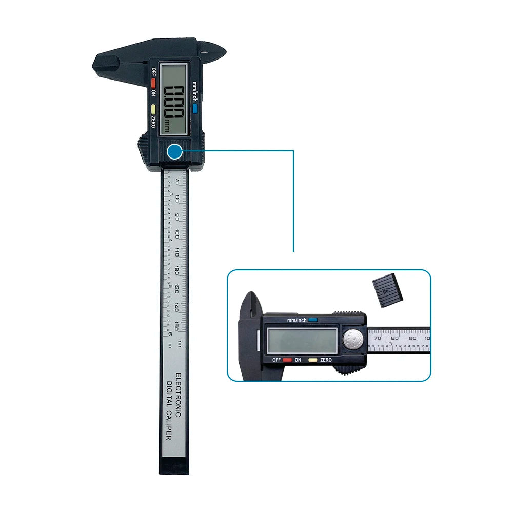 Pied à Coulisse Numérique Électronique – 100 mm / 150 mm🚚Livraison gratuite rapide et sécurisé FR FelizShop