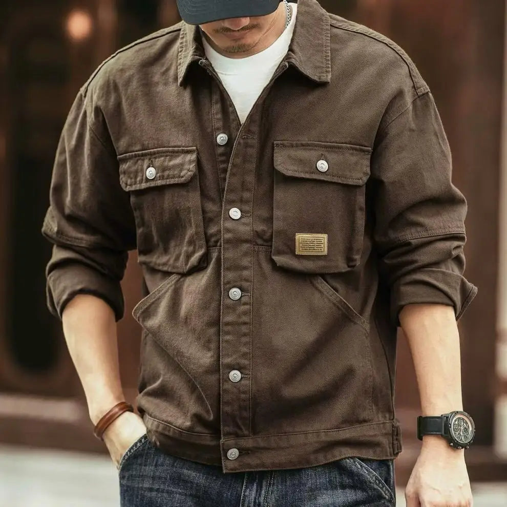 Veste Cargo Homme – Printemps/Automne 2024 | Style Décontracté & Urbain | Coupe Large Haute Qualité en Jean
🚚Livraison rapide gratuite et sécurisée FelizShop