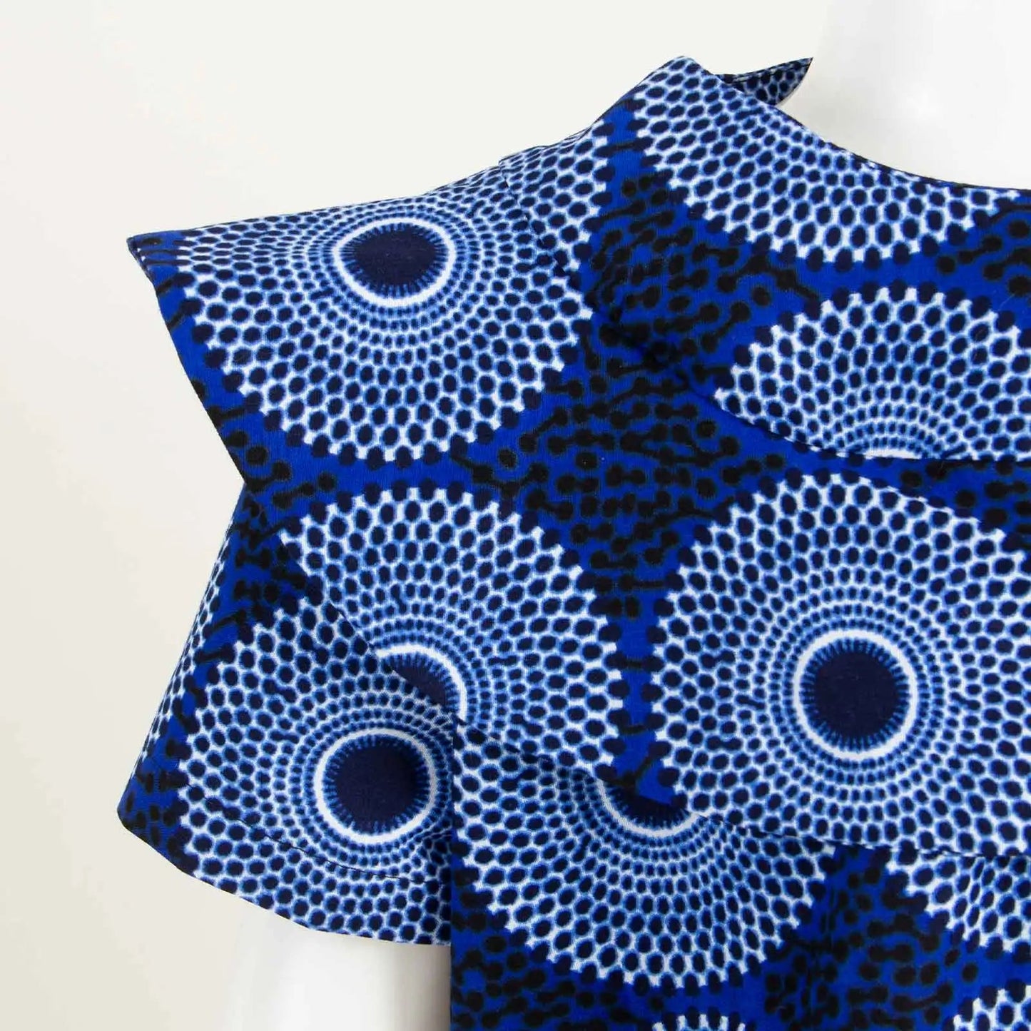 Robe Africaine Fille – Imprimé Wax Dashiki à Volants Été FelizShop