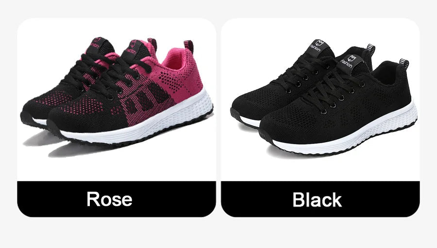 Baskets Femme 2024 – Sneakers à Semelle Épaisse, Chaussures de Sport Mode pour Printemps/Hiver, Idéales pour Courir ou au Quotidien 🚚 Livraison rapide en 8 à 12 jours ouvrés FelizShop
