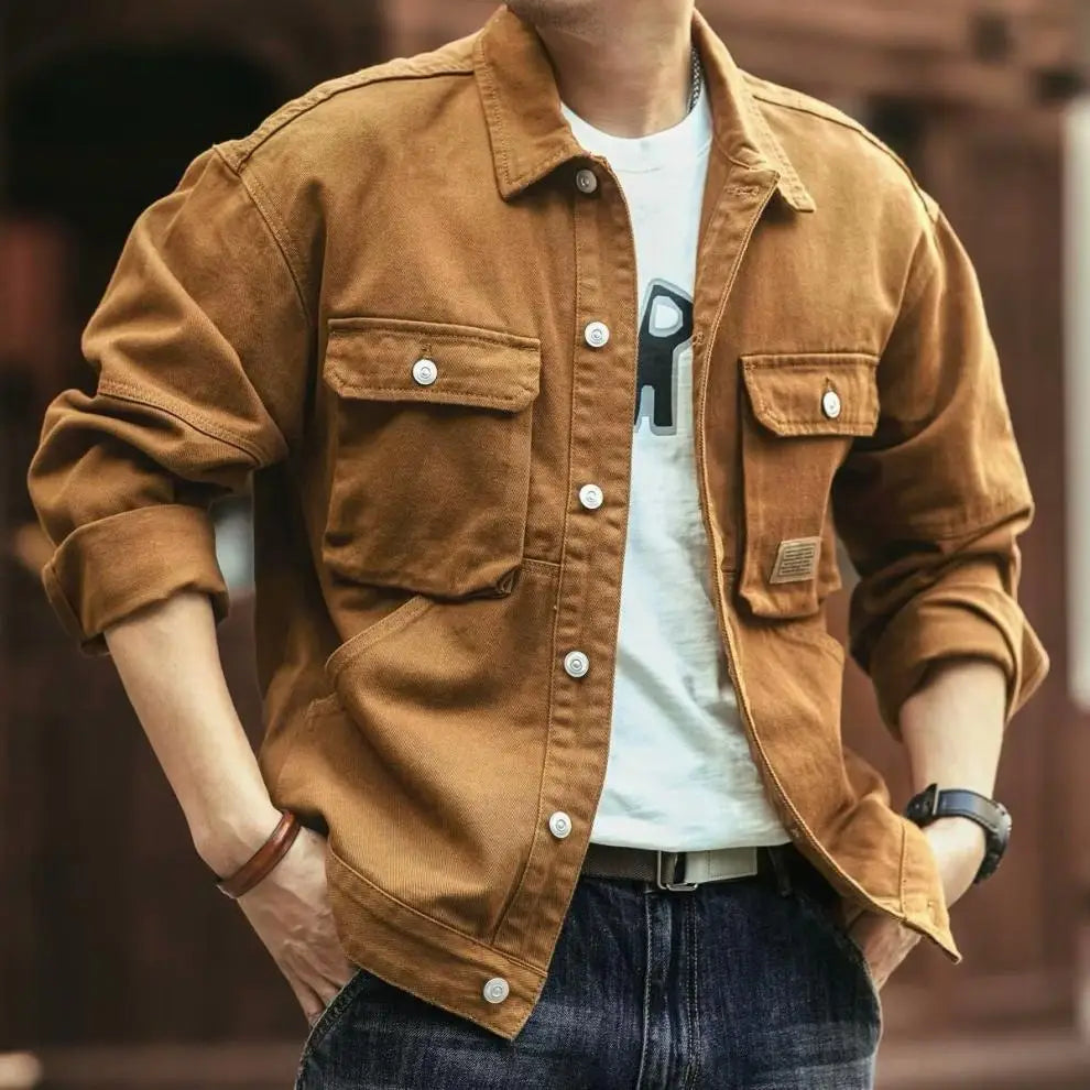 Veste Cargo Homme – Printemps/Automne 2024 | Style Décontracté & Urbain | Coupe Large Haute Qualité en Jean
🚚Livraison rapide gratuite et sécurisée FelizShop
