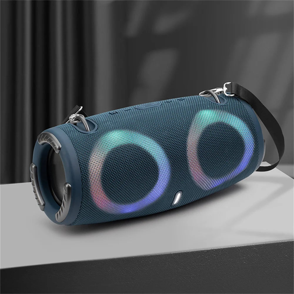 Enceinte Bluetooth Portable Étanche 100W – Son Puissant avec Lumières RGB Colorées, Subwoofer Sans Fil, Stéréo 360° Surround, TWS & Radio FM  🚚 Livraison rapide en 8 à 12 jours ouvrés depuis la France ou nos entr FelizShop