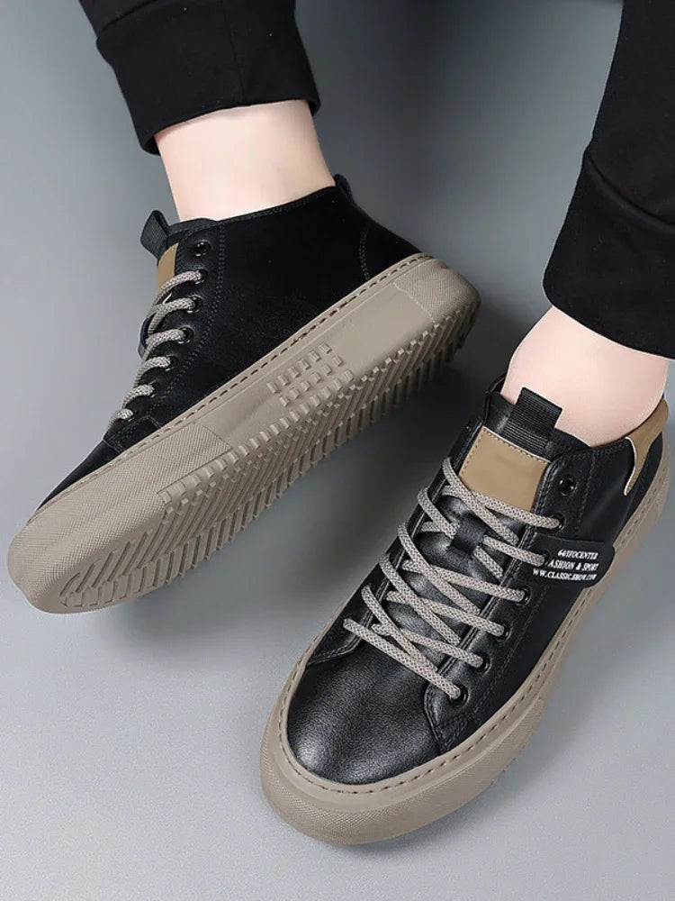 Sneakers Homme 2024 – Chaussures en Cuir Haut de Gamme à Lacets | Style Luxe & Semelle Rehaussante
🚚 Livraison rapide en 8 à 12 jours ouvrés depuis la France FelizShop