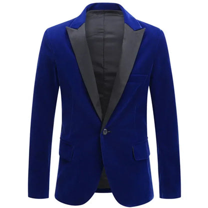 Tuxedo de Marié en Velours – Coupe Cintrée Élégante | Costume de Soirée & Mariage Tendance🚚 Livraison rapide en 8 à 12 jours ouvrés depuis la France FelizShop