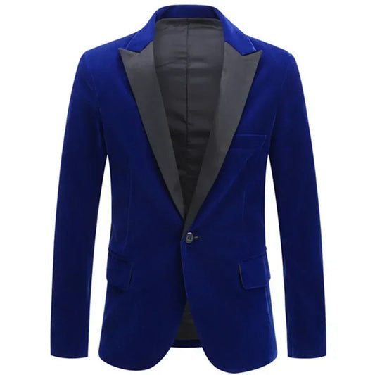 Tuxedo de Marié en Velours – Coupe Cintrée Élégante | Costume de Soirée & Mariage Tendance🚚 Livraison rapide en 8 à 12 jours ouvrés depuis la France FelizShop