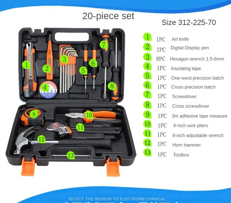 Boîte à Outils Multifonction Étanche – Coffret de Réparation Maison FelizShop