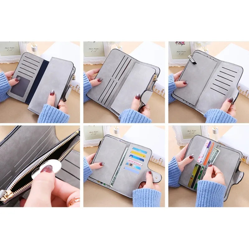 Portefeuille Femme Rose – Lettre Initiale | Compact, Stylé & Pratique🚚 Livraison rapide en 8 à 12 jours ouvrés depuis la France FelizShop
