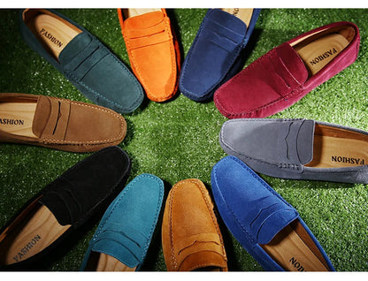 Chaussures homme 38–50 – Chaussures décontractées en cuir véritable – Mocassins tendance pour homme – Slip-on, chaussures plates pour conduite🚚 Livraison rapide en 8 à 12 jours ouvrés depuis la France FelizShop