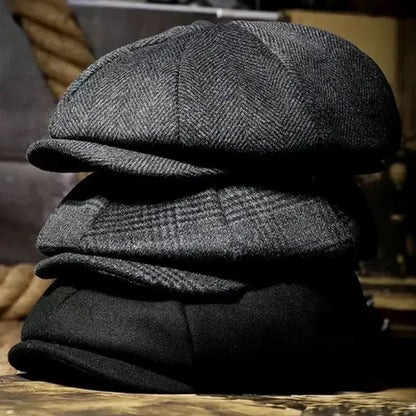Casquette vintage homme – Chapeau plat style Peaky Blinders, idéal pour le golf, la conduite ou la protection solaire. Pour homme et femme, saisons printemps, été, automne.🚚Livraison gratuite rapide et sécurisé FR FelizShop