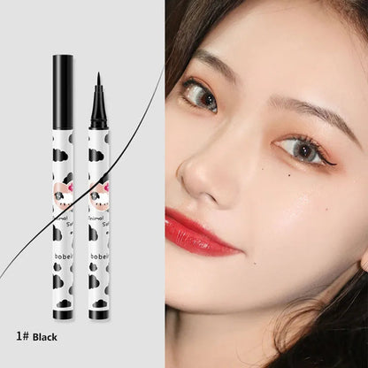 Eyeliner Liquide Waterproof – Noir & Brun | Séchage Rapide, Effet Lying Silkworm pour Regard Agrandi🚚 Livraison rapide FelizShop