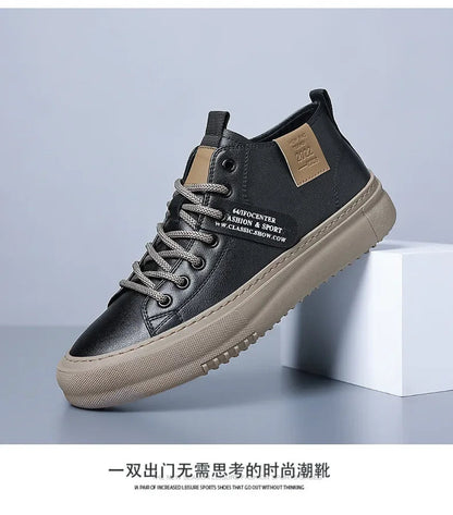 Sneakers Homme 2024 – Chaussures en Cuir Haut de Gamme à Lacets | Style Luxe & Semelle Rehaussante
🚚 Livraison rapide en 8 à 12 jours ouvrés depuis la France FelizShop