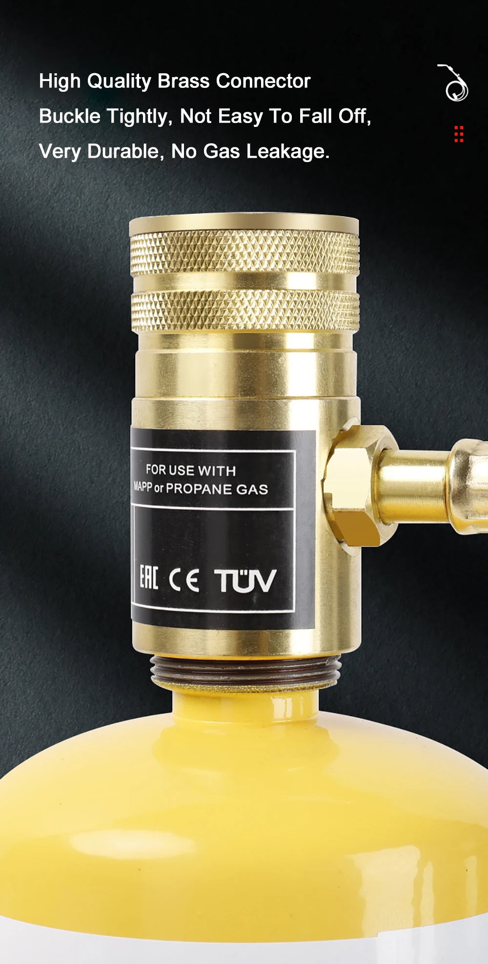 Chalumeau Propane Double Jets 3600℉ avec Allumage Électronique FelizShop
