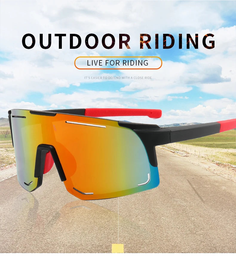 Lunettes de Cyclisme Polarisées – Anti-UV & Coupe-Vent – Pour Sport, Route & VTT🚚 Livraison rapide en 8 à 12 jours ouvrés depuis la France FelizShop