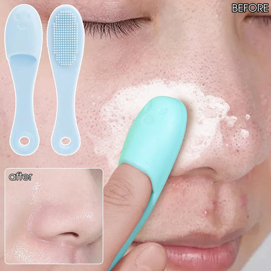 Soft Silicone Facial Cleansing Brush 2 in 1 Silicone Face Mask Brush & Face Scrubber For Exfoliating Massaging Remove Blackhead 🚚 Livraison rapide en 8 à 12 jours ouvrés depuis la France FelizShop