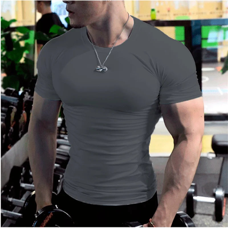 T-shirt Oversize Homme – Manches Courtes, Blanc, Séchage Rapide, Style Football & Gym, Compression Décontractée pour Sport et Streetwear🚚 Livraison rapide en 8 à 12 jours ouvrés depuis la France FelizShop