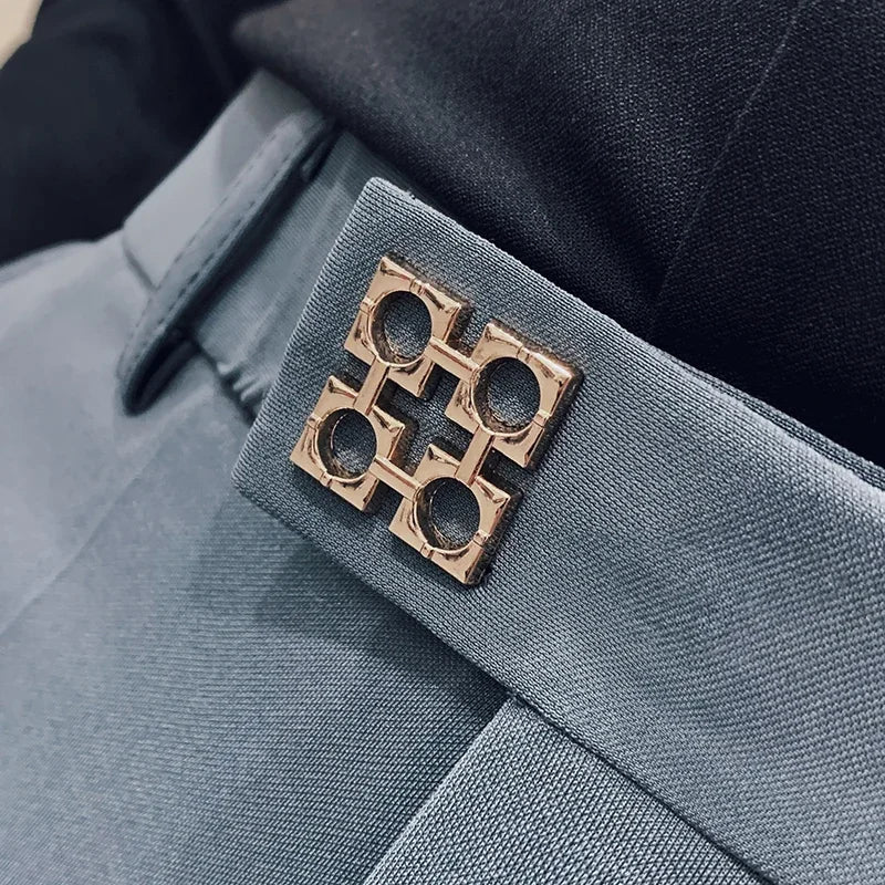 Pantalon Homme Slim Style Coréen – Mode Streetwear, Cheville Découverte🚚 Livraison rapide en 8 à 12 jours ouvrés depuis la France FelizShop