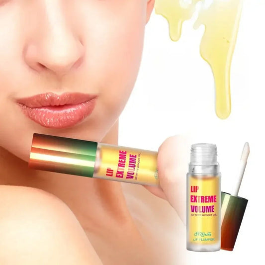 Huile Repulpante Lèvres – Gingembre & Menthe | Sérum Volumisant 1 ou 2 Pièces | Effet Pulpeux, Jeune & Sexy🚚 Livraison rapide 8 à 12 jours ouvrés FelizShop