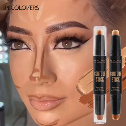 Stylo enlumineur double embout – Maquillage visage liquide waterproof – Contouring, fond de teint, correcteur – Crayon cosmétique 🚚 Livraison rapide en 8 à 12 jours ouvrés depuis la France FelizShop